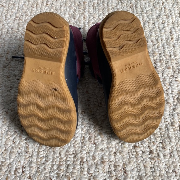 Sperry kids waterproof winter boot, size US 8, purple/blue, excellent condition - Picture 4 of 6